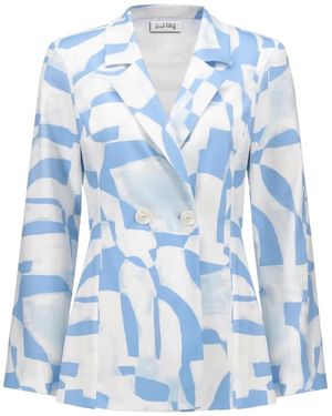 Joseph Ribkoff Jassen ,Blauw ,Blazer 261230