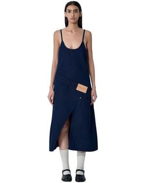 JW Anderson Midi Dresses - Azul