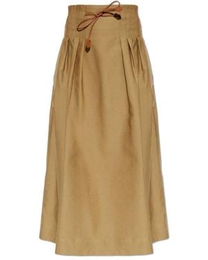 Max Mara Midi Skirts - Naturel