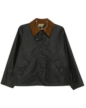 Barbour Transport Wachsjacke - Schwarz