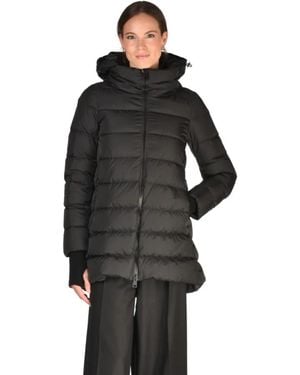 Herno Jassen ,Zwart ,Wol Piumino Linea Ad A