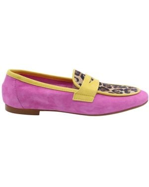 E mia Schoenen ,Veelkleurig ,Ambra Mocassin - Paars