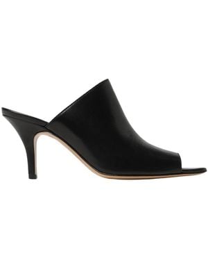 MM6 by Maison Martin Margiela Heeled Mules - Nero