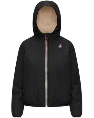 K-Way Jassen ,Zwart ,Polyester Claudette Orsetto Jas