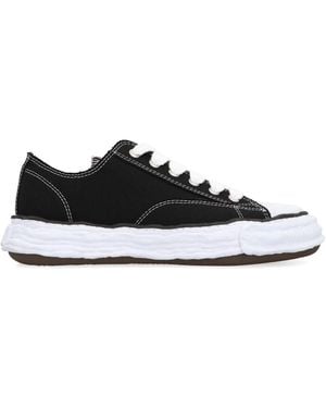 Maison Mihara Yasuhiro Canvas Low-Top Sneakers - Schwarz