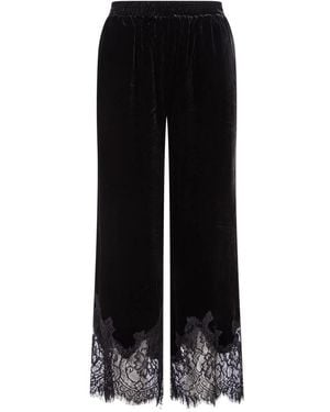 Gold Hawk Wide Trousers - Black