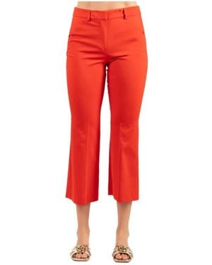 Hanita Stylische Hose Für Frauen - Rot
