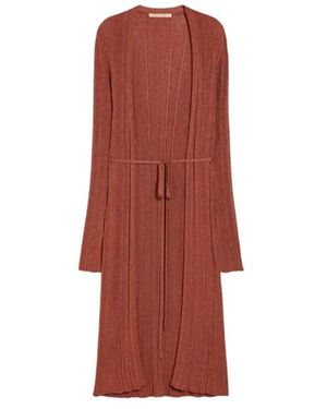 Pennyblack Bronze Ribbed Cardigan Curt - Rot