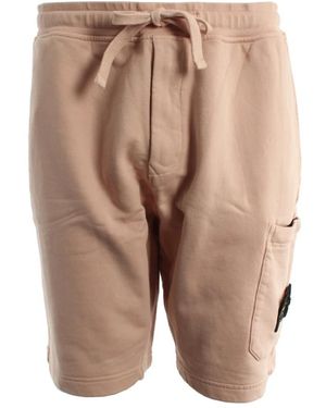 Stone Island Casual Shorts - Natural