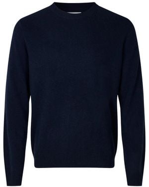 Samsøe & Samsøe Round-Neck Knitwear - Bleu
