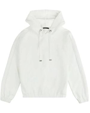 Fay Jersey Kapuzenpullover - Weiß