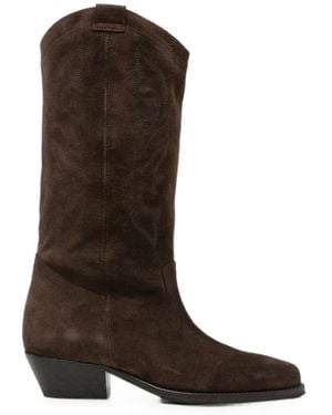 Ba&sh Cowboy Boots - Marron