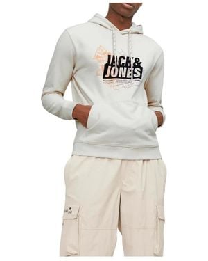 Jack & Jones Hoodies - Natural