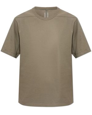 Rick Owens Crew Neck T-Shirt - Grijs