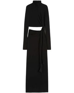 Sportmax Wrap Dresses - Black
