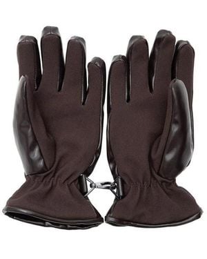 Bottega Veneta Rubber Effect Gloves - Braun