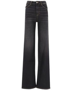 ICON DENIM Wide Jeans - Schwarz