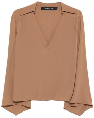 FEDERICA TOSI Blouses - Brown