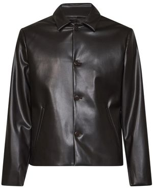 Costumein Jassen ,Bruin ,Leer Micahnaha 600 Jas - Zwart
