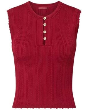 Guess Sleeveless Tops - Rouge