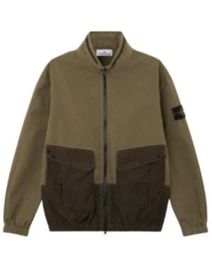 Stone Island Light Jackets - Verde