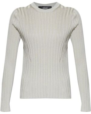 Versace Round-Neck Knitwear - Gris