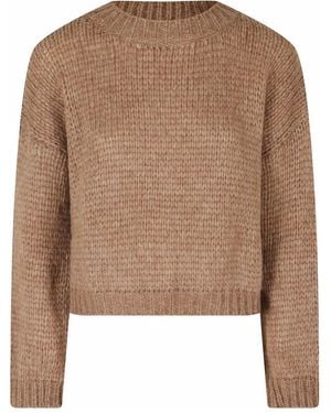 Roberto Collina Round-Neck Knitwear - Marrone