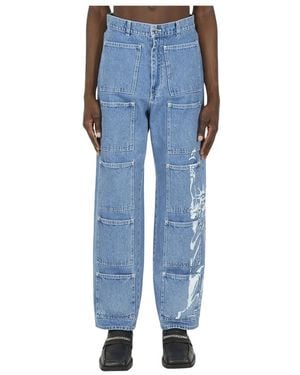 Lourdes Wide Jeans - Blue