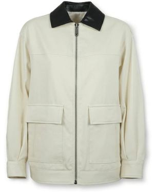 Anine Bing Jassen ,Wit ,Katoen Holden Jacket - Groen
