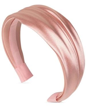 Jennifer Behr Seidensatin Haaraccessoire Mit Drapierten Details - Pink