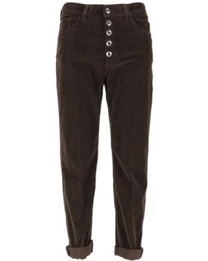 Dondup Slim-Fit Trousers - Nero