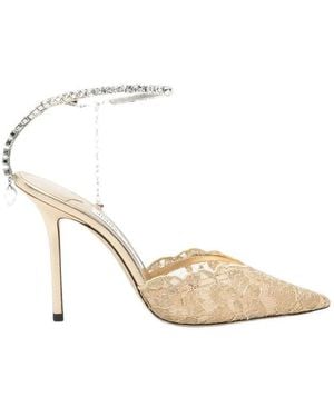 Jimmy Choo Saeda 100 Pump - Mettallic