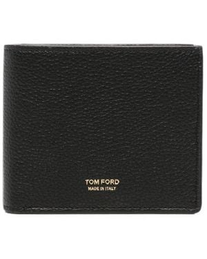 Tom Ford T Line Bifold Portemonnee - Zwart