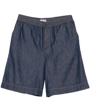 Loewe Denim Shorts - Blu