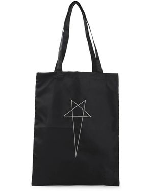 Rick Owens Tassen ,Zwart ,Nylon Nylon Tote Bag