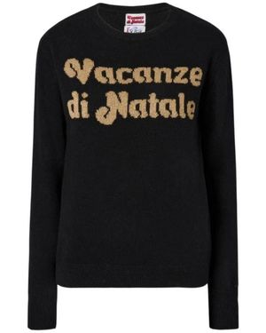 MC2 Saint Barth Round-Neck Knitwear - Black