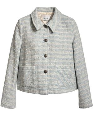 Sand Tweed Jackets - Gris
