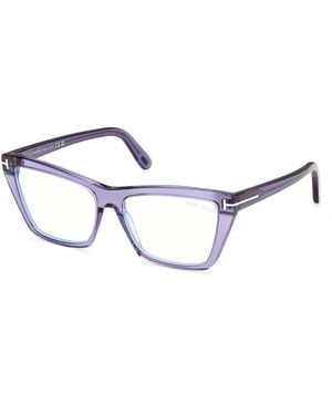 Tom Ford Cat-Eye-Brille - Blau