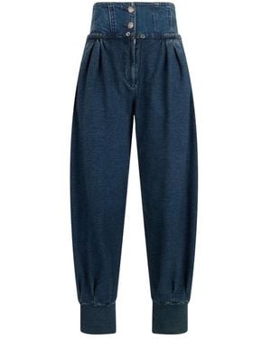 Alberta Ferretti Loose Fit Jeans - Blue