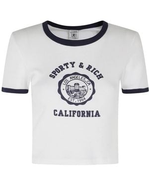 Sporty & Rich T-Shirts - Blue