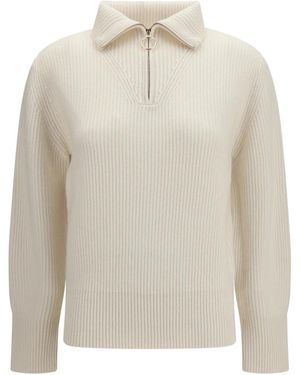 forte_forte Round-Neck Knitwear - Blanco