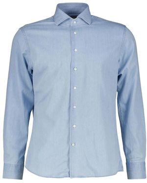 Profuomo Casual Hemden - Blauw