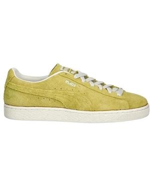 PUMA Fitness ,Groen ,Leer Suede The Never Worn Iv - Geel