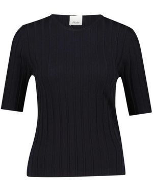 Allude Rundhals-Strickware - Schwarz
