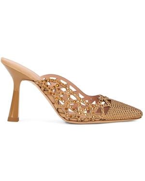 Alberta Ferretti Heeled Mules - Brown