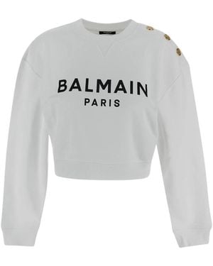Balmain Sweatshirts - Gray