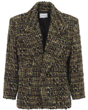 Saint Laurent Tweed Jackets - Verde