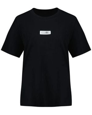 MM6 by Maison Margiela T-Shirts - Zwart