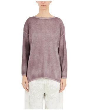 Avant Toi Round-Neck Knitwear - Viola