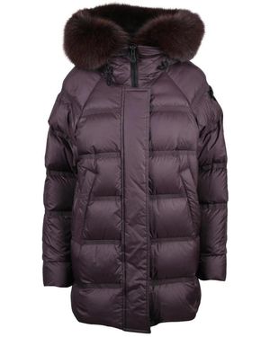 Peuterey Jassen ,Paars ,Polyester Takan Mq Jas